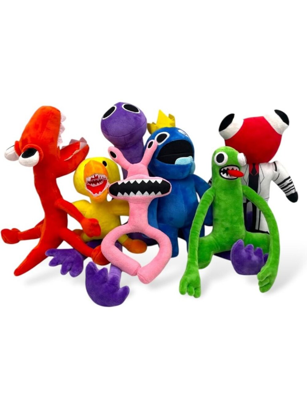 Cuddly Ultra Soft Plush Toy Set of 7 - Perfect for Kids & Adults, Gifts & Decor